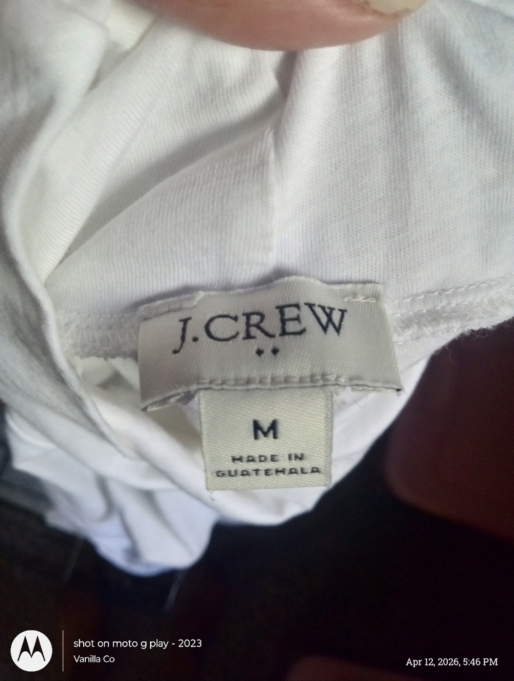 J.Crew Women's Tissue Turtleneck Sweater Cotton White Size Medium - Picture 3 of 6